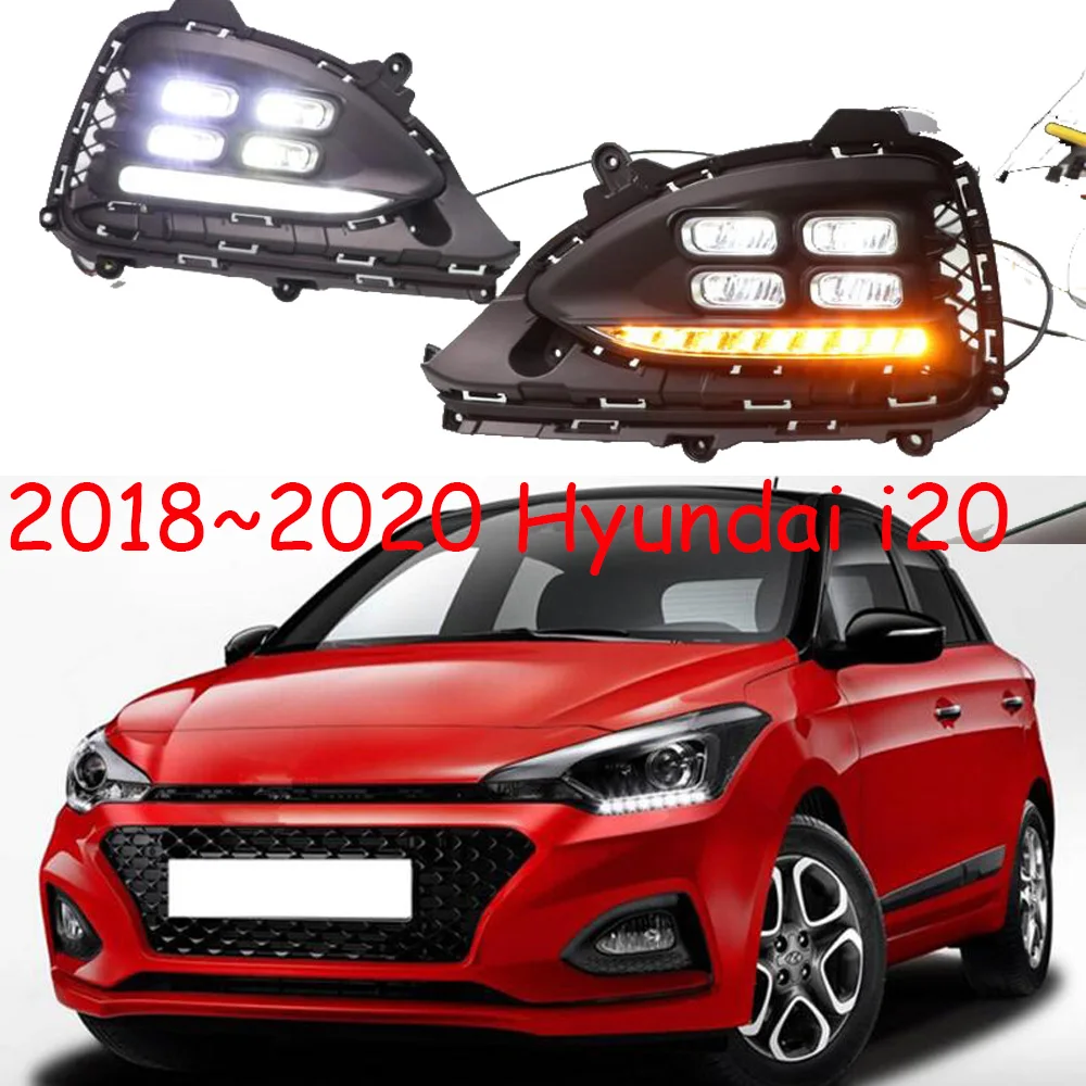 1set LED Daytime Running Light For Hyundai I20 DRL 2018 2019 dynamic