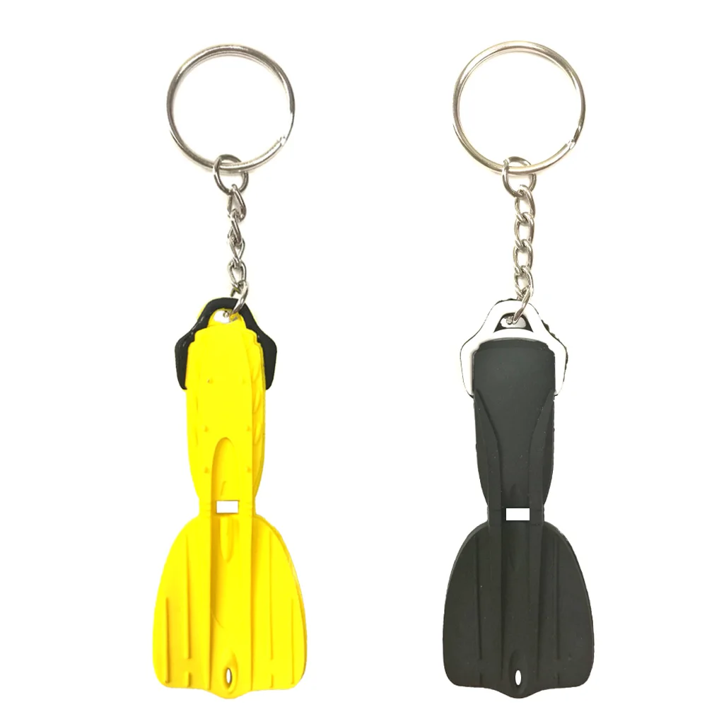 

Mini Flipper Key Ring Keychain Scuba Diving Diver Fin Shaped Key Chain Keychain Novelty Gift