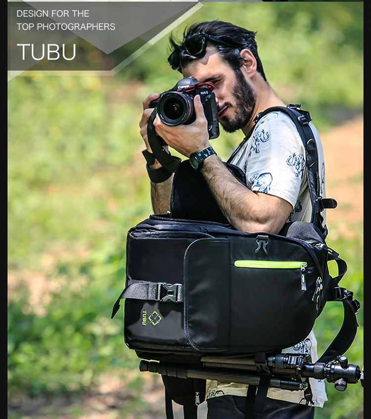 Tubu 6098 DSLR камера Сумка Высокое качество рюкзак профессиональный Противоугонный открытый мужской женский рюкзак для Canon/Nikon камеры