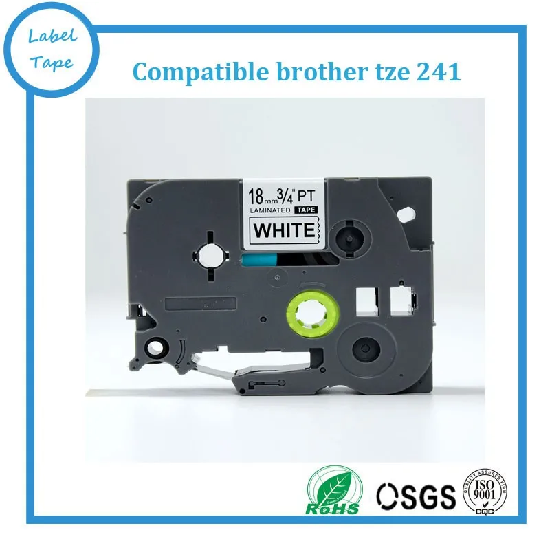 18mm Brother Tz Label Tape Tz241 Tze241 Tze241 Tz241 Tze 241 For P