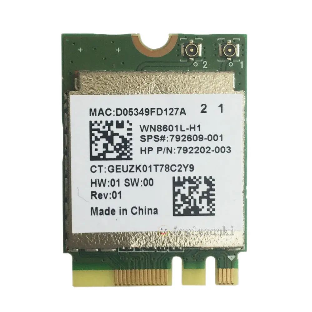 Беспроводная Wi-Fi карта RTL8188EE 2 4 ГГц 802.11n NGFF 792202-001/ 792609-001 сетевая для ноутбуков HP