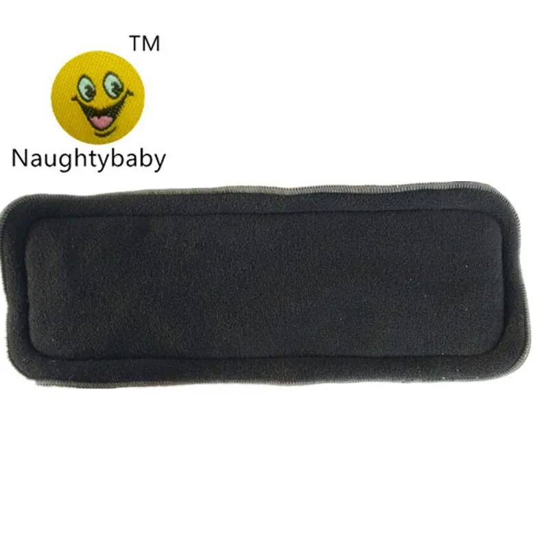 

Hot Sale !baby cloth diapers nappy inserts 5 layer (3+2) high absorption organic bamboo charcoal insert 10 pcs/ lots
