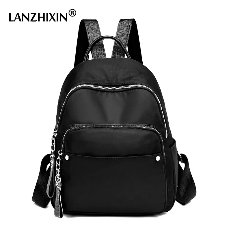 

LANZHIXIN Fashion Bags for Women 2018 Leather Backpack Female Waterproof Anti-theft Student School Laptop Bag Backpacks mochila