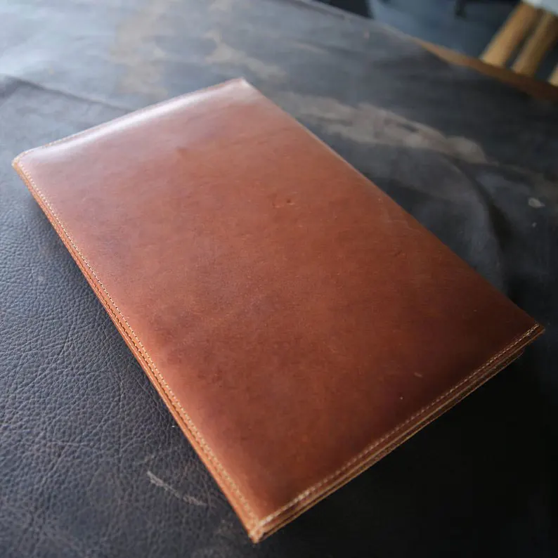 

The Artisan Personalized Fine Leather A4 Moleskine Diary Hard Cover Notebook Sketchbook - For Her -Christmas Gift For Him