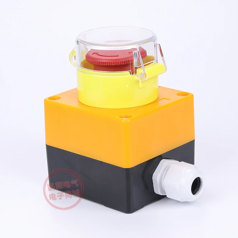 

Waterproof XB2BS542C Push Button Switches emergency stop button switches box elevator emergency stop control box Emergenza