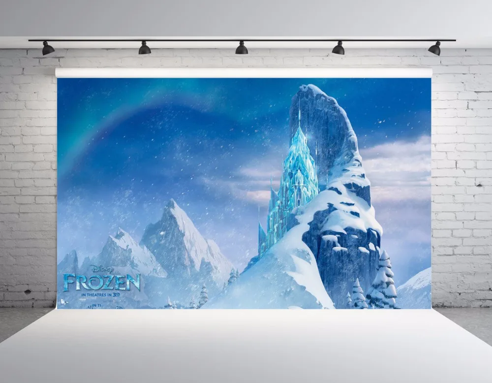 

SHENGYONGBAO 7x5ft Frozen theme Vinyl Custom Photography Backdrops Prop Muslin Background BX-171