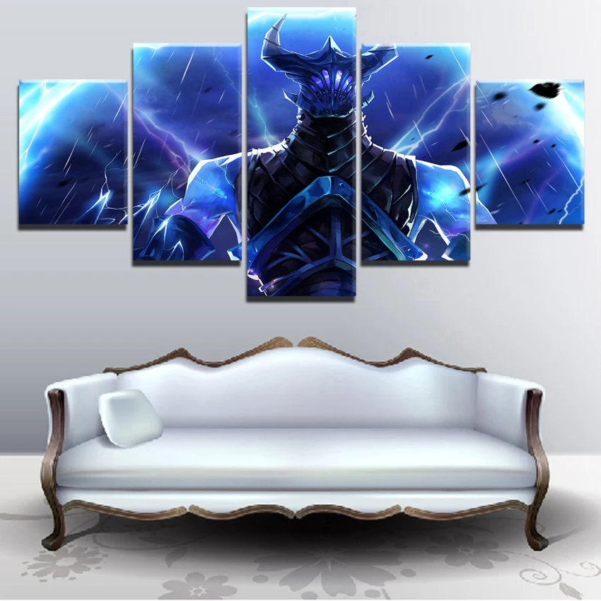 Modern Decor Canvas Home Decorations Wall Art For Wall Decor DOTA 2 Game 5 Pieces Paintings on Canv