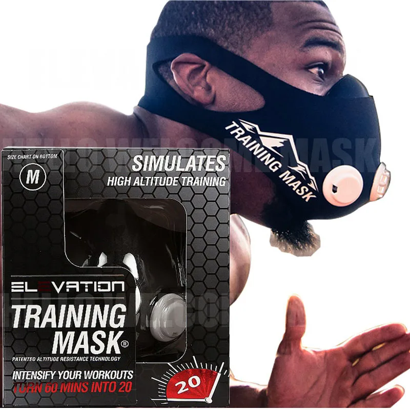 

Elevation Training Mask 2.0 Simulation High Altitude Fitness Cycling Yoga Supplies 2.0 Training Mask