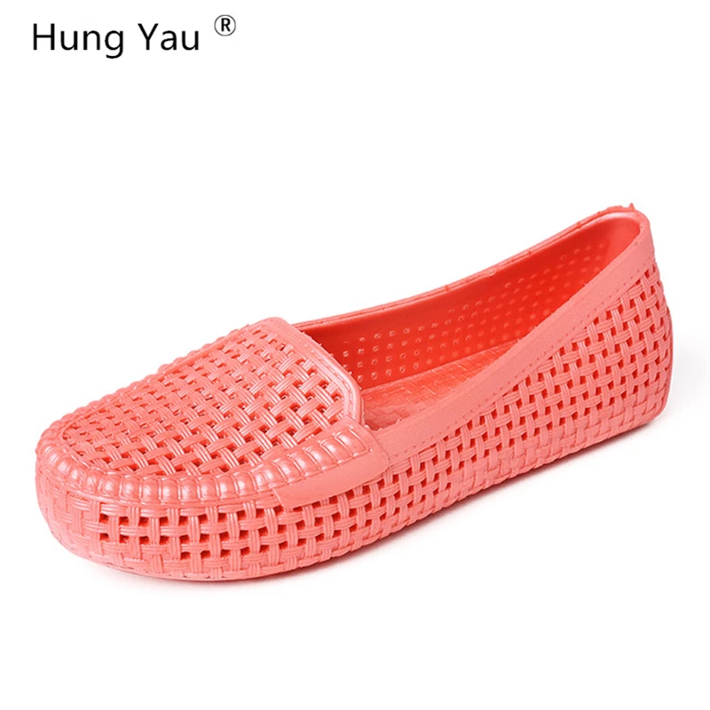 

Women Garden Shoes Mules Clogs Summer Sandals Woman Casual Sandals Slip Shock Absorbing Slippers Home Slip-on Plus Size 40