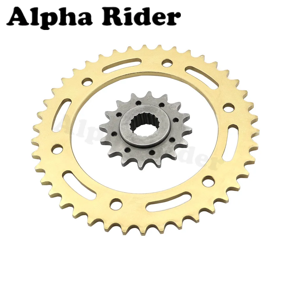 

525 Chain 16T Front Engine Sprocket & 42T Rear Sprocket Gears Kit for BMW F650GS 2008 2009 2010 2011 2012 F800GS 2008-2017 08-17