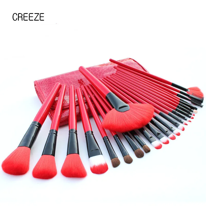 CREEZE 24Pcs Makeup Tool Kit Foundation Eye Shadows Lipsticks Powder