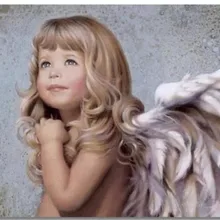 Lightpad алмазов картина пользовательские девушка Ангел рождественские открытки kerstkaarten полный квадратный эйген фото рождественские украшения для дома