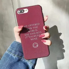 

Simple Matte Phone Case For IPhone 6 7 8plus Full Protective Phone Case For IPhone X Solid Color Shockproof Phone Case