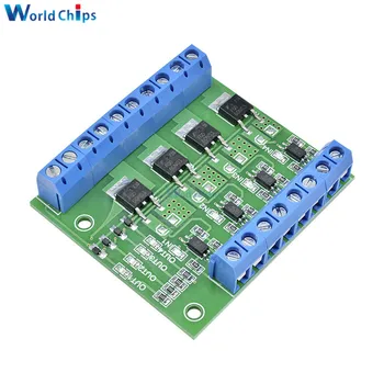 

MOS FET F5305S 4 Channels Pulse Trigger Switch Controller PWM Input Steady for Motor LED 4 Way 4ch 4 way Diy Electronic Module