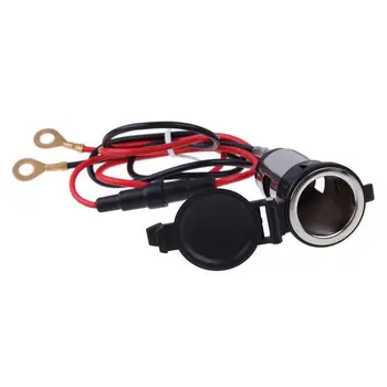 

Replacement Cigarette Lighter Socket for powering 12V Tractor 10A Car 1Pcs Plug with Wire Vehicle GPS