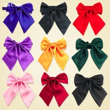 Модная регулируемая Женская Блестящая конфетная бабочка из искусственного меха бабочка-бабочка деловой костюм одежда конфетный Шелковый шейный платок-Фабричный выход