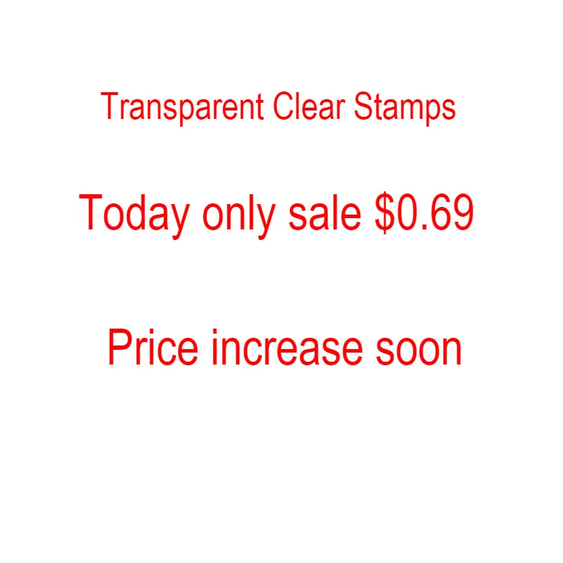 

Eastshape Clear Transparent Rubber Stamps 2019 New Lucky Bag Secret Gift