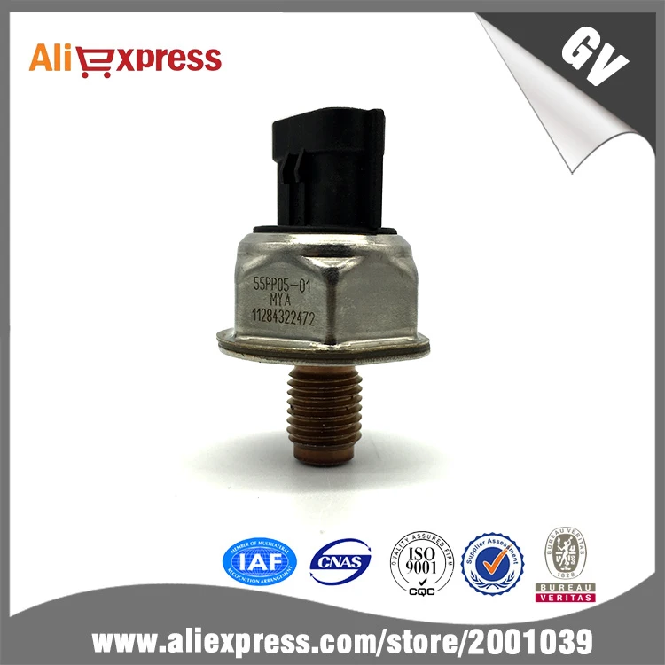 55PP05 01 Genuine Fuel Rail High Pressure Sensor For Nissan Navara D40