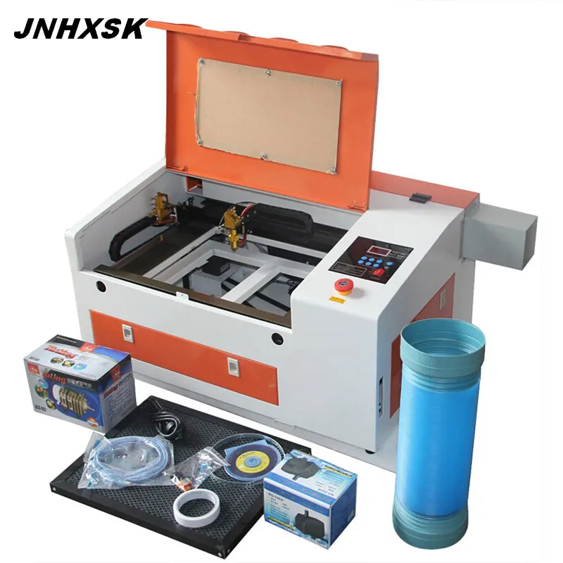 Лазерный гравировальный станок JNHXSK 50 Вт Co2 4030 м2 с ЧПУ лазерный резак 110 В/220 В