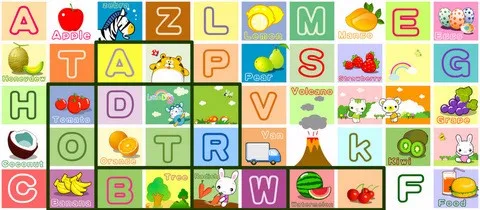 FRUIT LETTERS