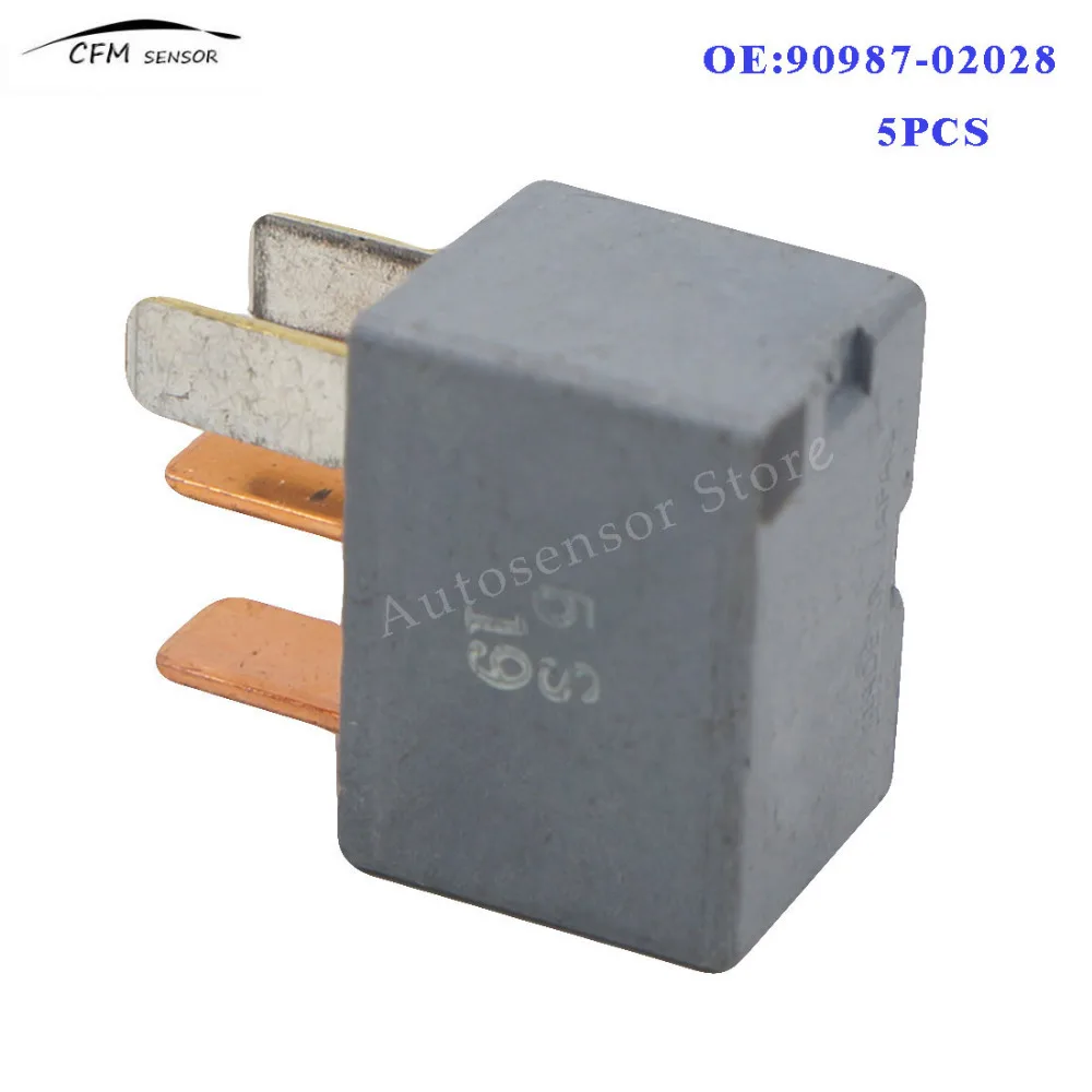 5 шт. Новое реле 90987 02028 для TOYOTA YARIS COROLLA LAND CRUISER PRADO MATRIX SCION TC TUNDRA LEXUS ES300|relay toyota|toyota