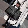 Sacs à main Alligator Fashion pour femmes, sac à poignée supérieure en cuir PU, sacoches de bonne qualité ► Photo 2/5