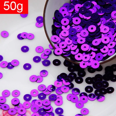 10000 Mixed Color 4mm Flat Round loose sequins Paillettes sewing