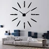 Sale New Wall Clock Clocks Watch Stickers Diy 3d Acrylic Mirror Home Decoration Quartz Balcony/courtyard Needle Modern hot ► Photo 3/6