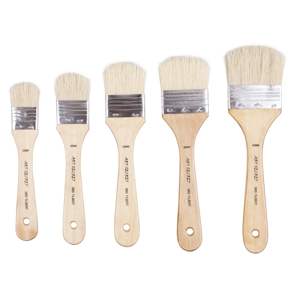 High quality 1PC 3865FB hog bristle hair wooden handle metal ferrule