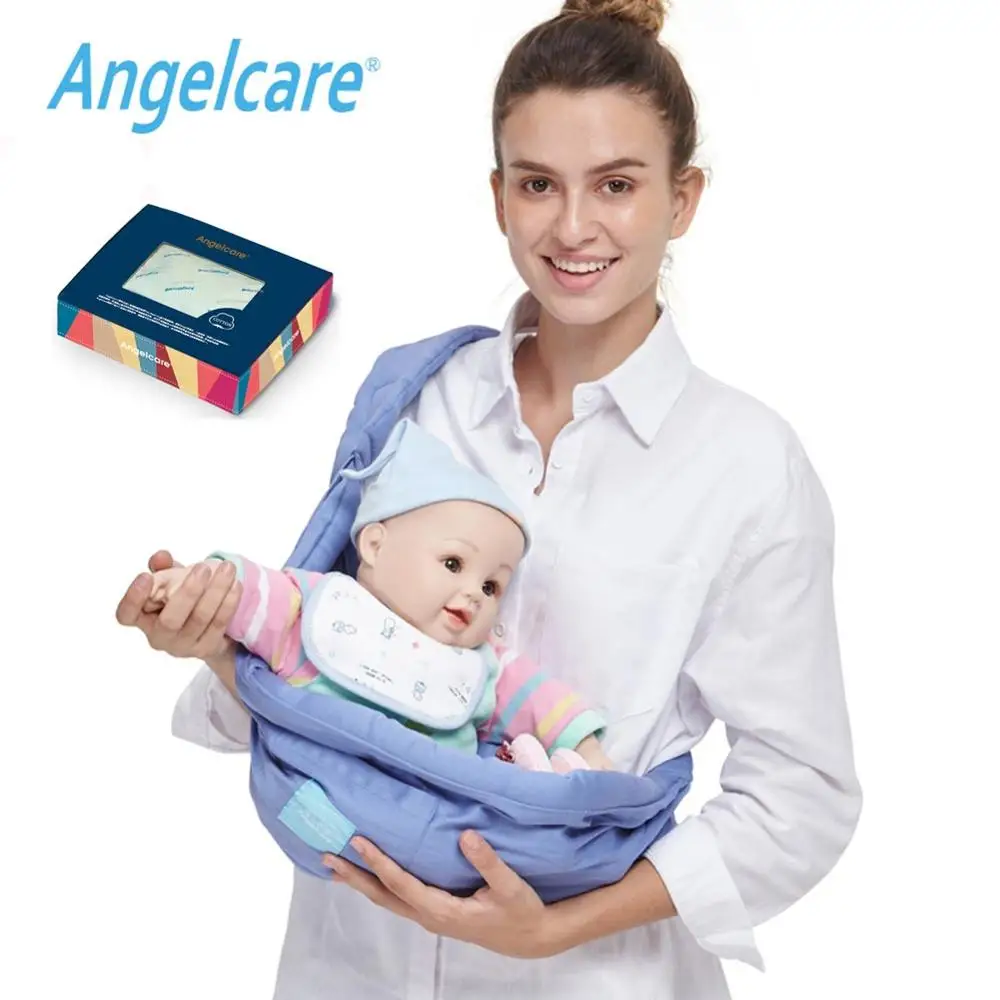 Angelcare Новорожденный ребенок перевозчик пеленать Слинг младенческой кормящих носить спереди обертывание Чистый хлопок Кормление мешок для переноски