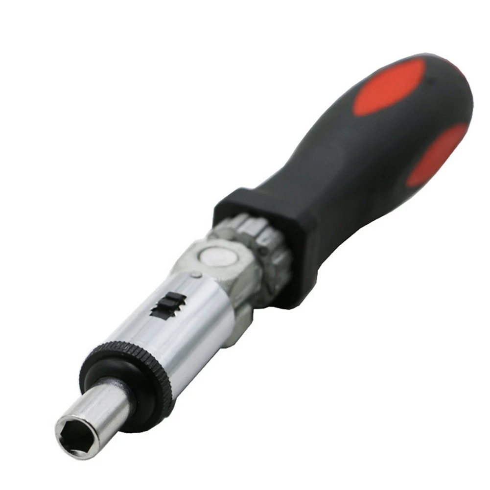 

New Portable 1/4 Inch Hex Left/ Right 180 Degree Rotating Ratchet Screwdriver Drive Tackle Tool XOA88