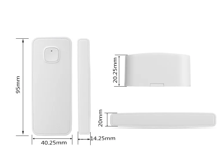 Безопасность дома оповещение двери окна сигнализации сенсор детектор беспроводной Wi-Fi Smart Life Tuya APP управление Amazon Alexa Совместимость