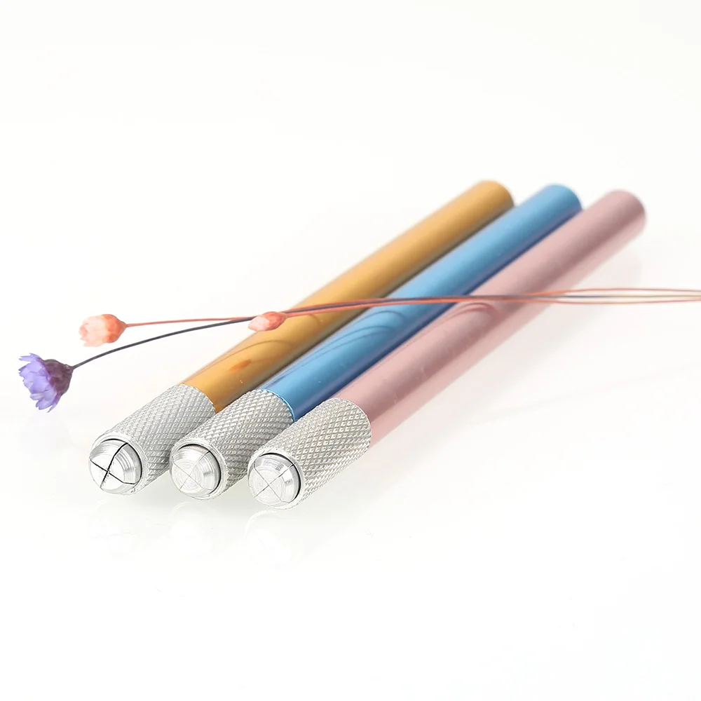 

1/2pc Professtional Tattoo Embroidered Fog Pen Eyebrows Practice Semi Permanent Makeup Eyebrow Manual Pen Tool