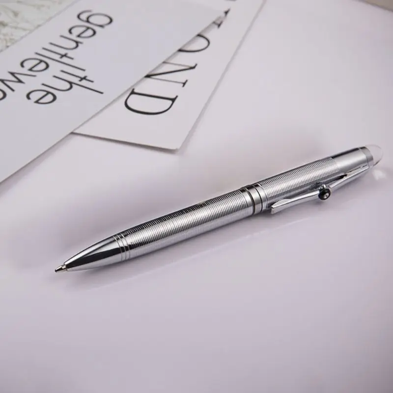 Роскошная металлическая Поворотная Шариковая ручка для деловых подписей, роллер для бизнеса, школы, офиса, канцелярские принадлежности, инструмент для письма