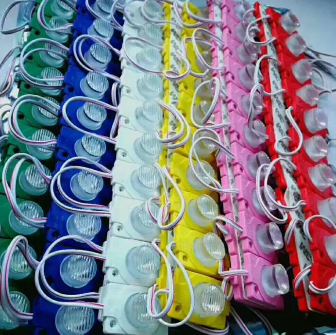 

NEW LED Module 3030 COB Lens Module Highlight LED Single color Light Waterproof IP68 DC12V LED Plastic Injection Moudle