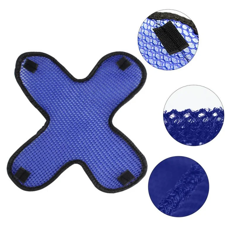 

X-Type Motorcycle Vehicle Helmet Inner Breathable Ventilation Insulation Pad 3D Honeycomb Mesh Pad 4 Colors