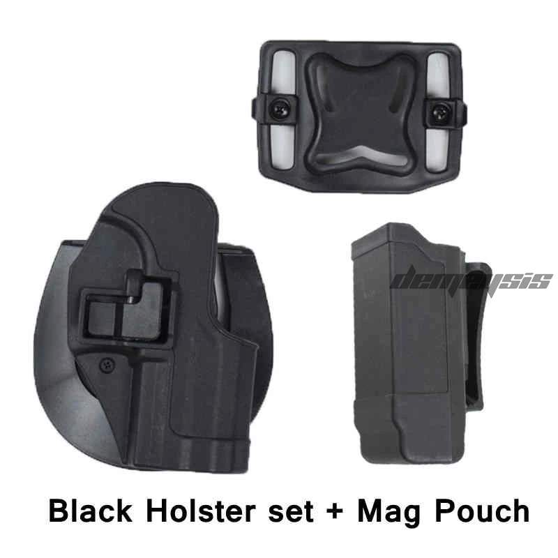 

Military Gun Holster Right Hand Tactical Combat Outdoor Belt Holster for H&K Compact USP
