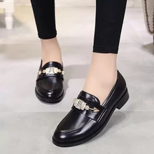 2017 Fashion diamond Women Shoes PU Leather Womens Slipper Flats Female Casual Slip On Loafer Flats