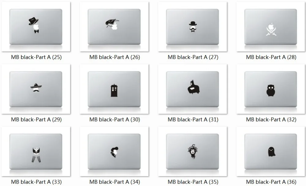Забавная наклейка для ноутбука, частичная виниловая наклейка, наклейка для ноутбука Apple Macbook Pro Air 13 11 15, мультяшная оболочка для ноутбука Macbook