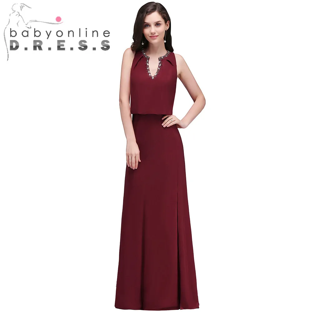 long burgundy robe