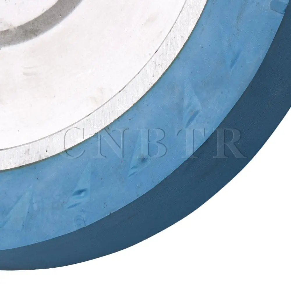 CNBTR 200x40x32 мм Синий Серебряный Алюминий машина шлифовальная ленточная резиновые колеса резиновой подошве контакт колеса несущий ремень шлифовальный круг