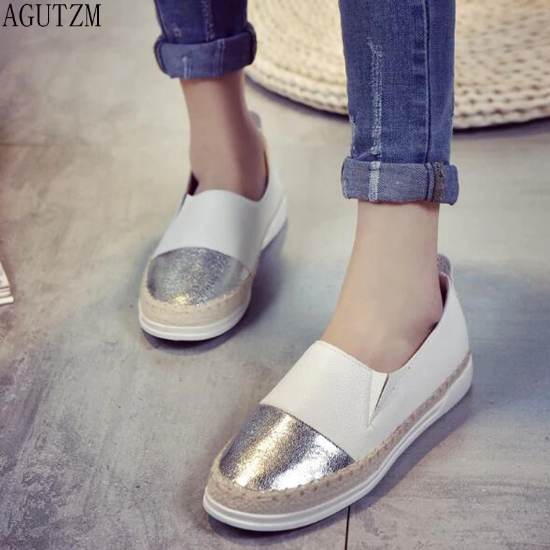 

Famous Brand Design Women Espadrilles Flats Shoes Mix Color Creepers Slip On Women Loafers Ladies Shoes Glitter Shoes Women v413