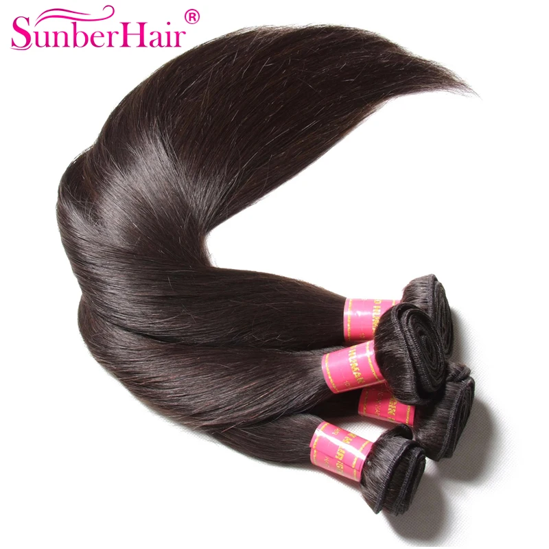 

8A Unprocessed Brazilian Straight Hair 3 Bundle Deals Blove Virgin Hair Brazilian Virgin Hair Straight Sunber Remy Hair Bundles
