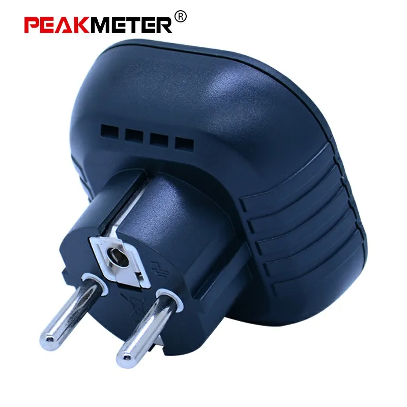 100% Оригинальный PEAKMETER серия PM6860 тестер розетки 110 В/220 В с GFCI RCD тестирование