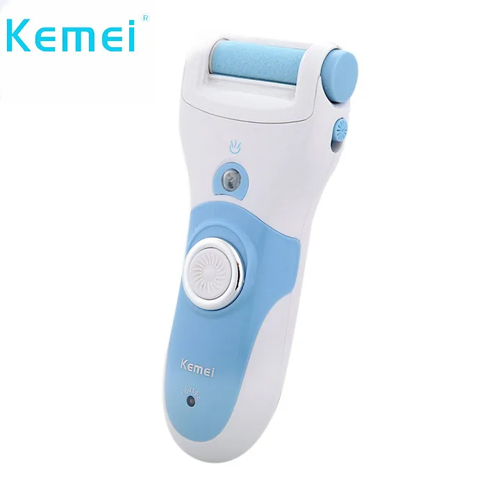 Pаспродажа Kemei км 2503 Электрический Перезаряжаемые ног файла ноги мертвой кожи Remover Уход педикюра Exfoliator 110 В 220 В черствым Remover