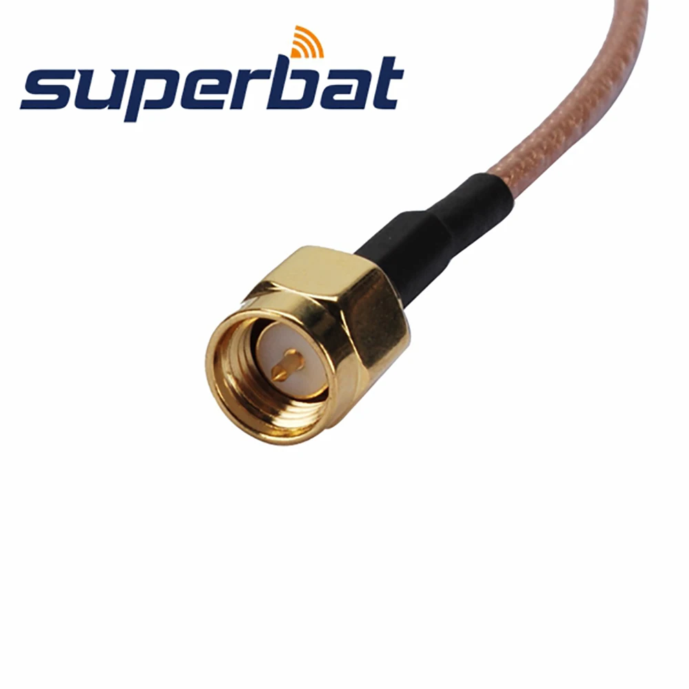 Fakra C Blue Plug to SMA Male RF Coaxial Cable
