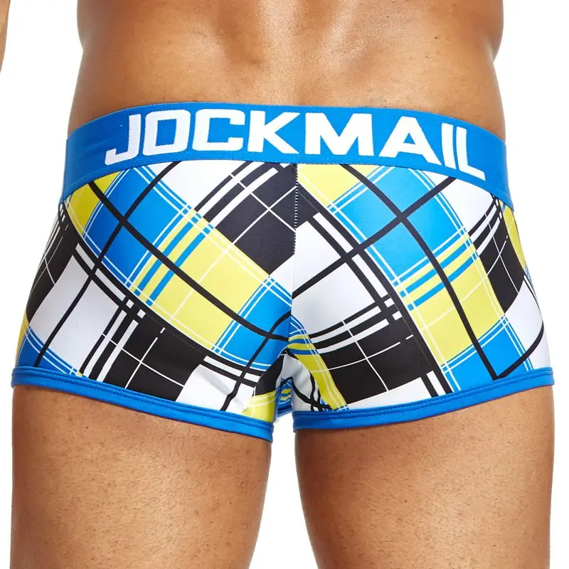 Бренд jockmail, сексуальное мужское нижнее бельё, мужские боксеры игривый печатных нижнее белье боксер самакуэка Мужские Трусы calzoncillos слипы, Лидер продаж