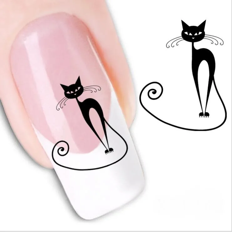 

5Pcs Fashion Nail Art Sticker Decals Waterproof Flower Design Transfer Sticker Hollow Designs Nail Stickers Decoration Tools Tip