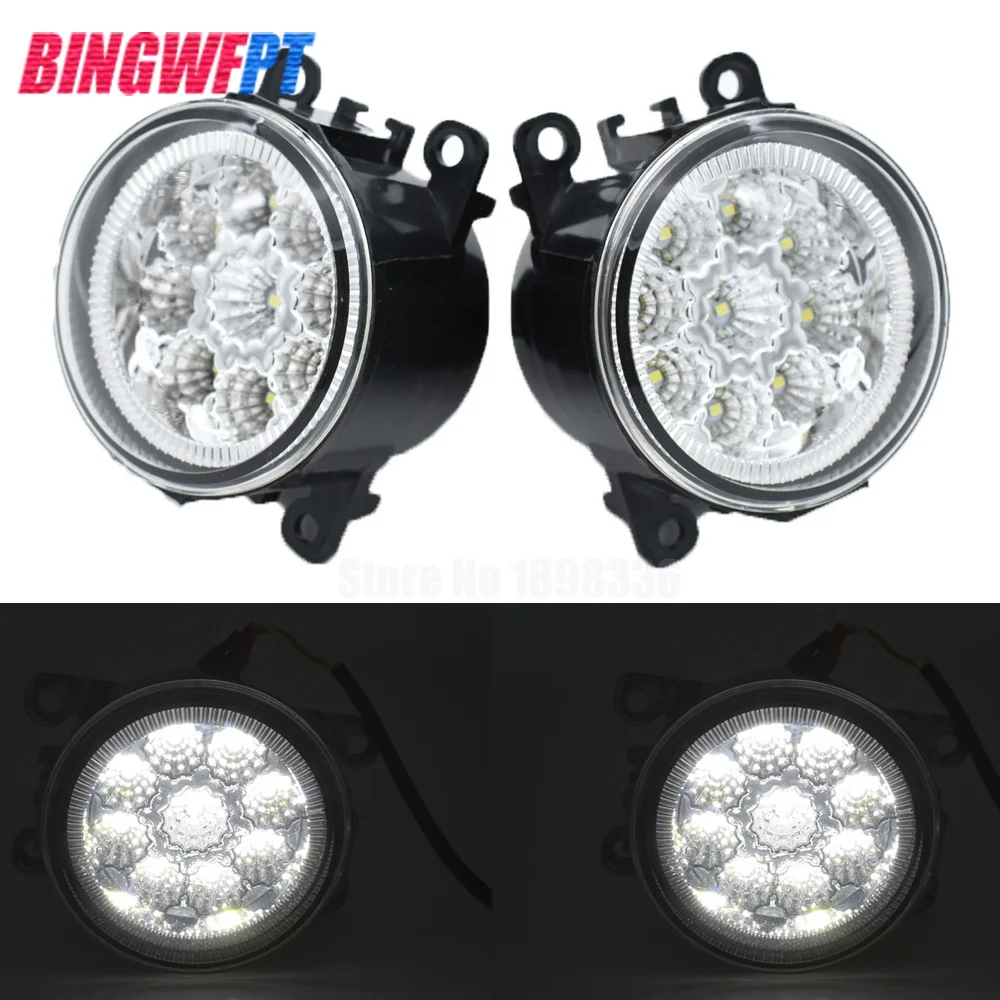 

2PCS Car styling front bumper Daytime Running Lamp DRL LED fog Lights For Suzuki XL7 XL-7 2007-2009 Halogen fog lamp