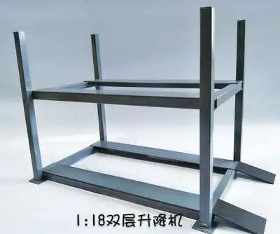 Model Car Diorama Lift 1:64 1:43 1:24 1:18 Double Single Deck Elevator Garage Repair Station Stand For Simulation Vhicle Static 4